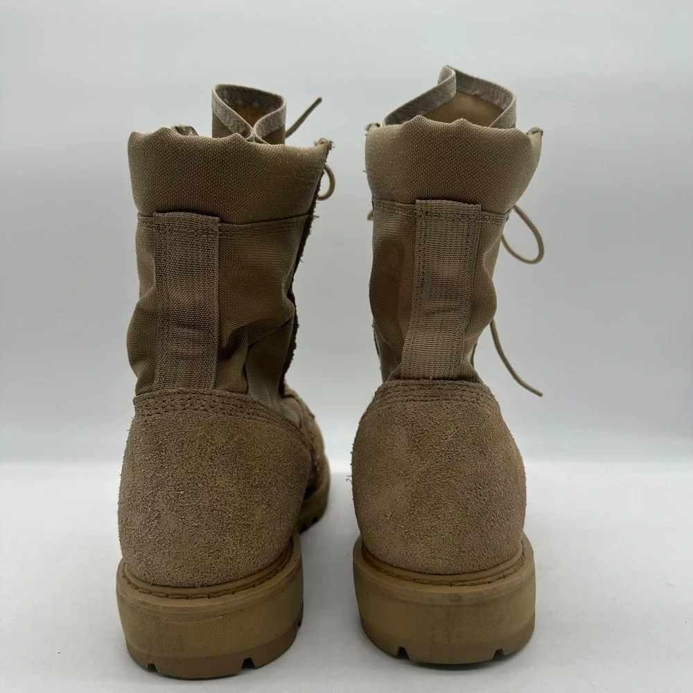 Rocky 789 Mens 10 R Tan Hot Weather Military Combat Boots Vibram Suede USA Made